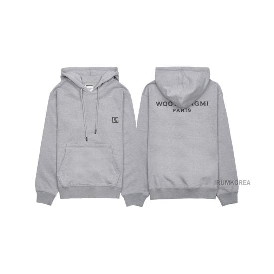  우영미 후드 티셔츠 W243TS37 721G GR DOM - WOOYOUNGMI