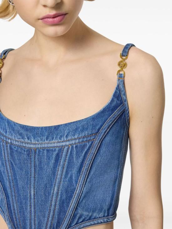  베르사체 민소매 티셔츠 10162751A07079 - VERSACE