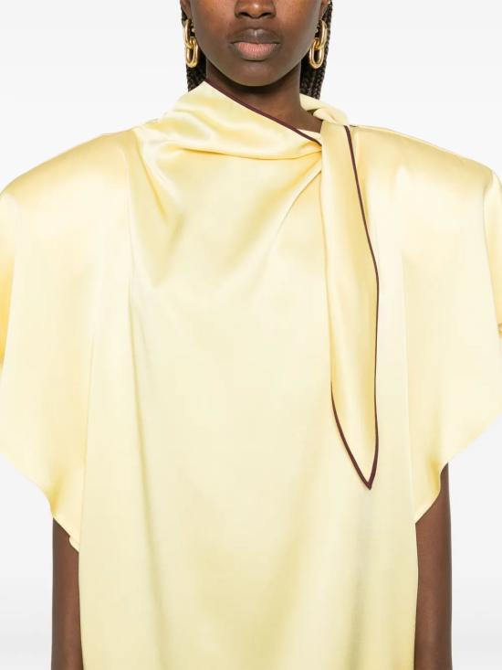 25SS 스텔라 맥카트니 숏 원피스 6A04673FU302 7150 CAMOMILLE - STELLA MCCARTNEY