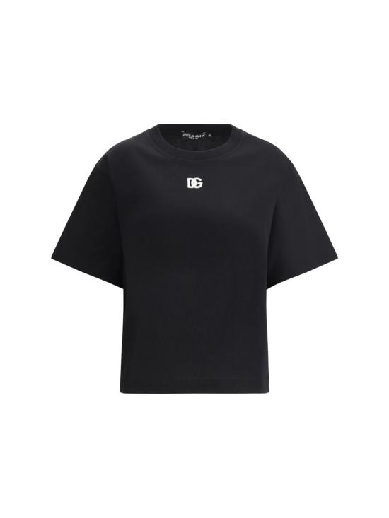 25SS 돌체앤가바나 반팔 티셔츠 F8U10ZGDCYD N0000 Black