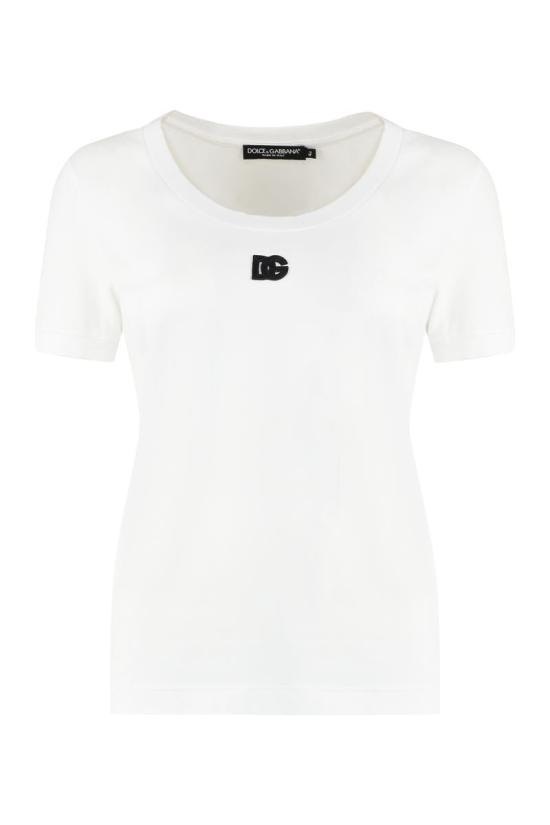  돌체앤가바나 반팔 티셔츠 F8U71ZFUEEY W0800 WHITE