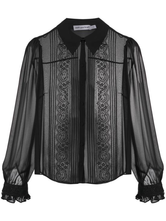  셀프 포트레이트 블라우스 RS23076T