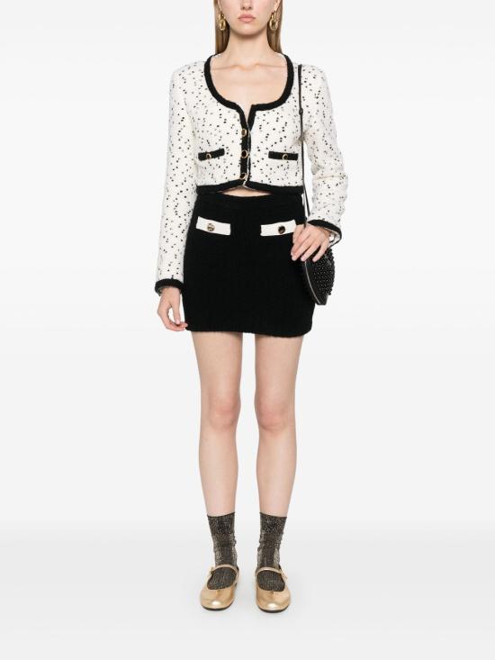  셀프 포트레이트 미디 스커트 AW2407SKB - SELF PORTRAIT