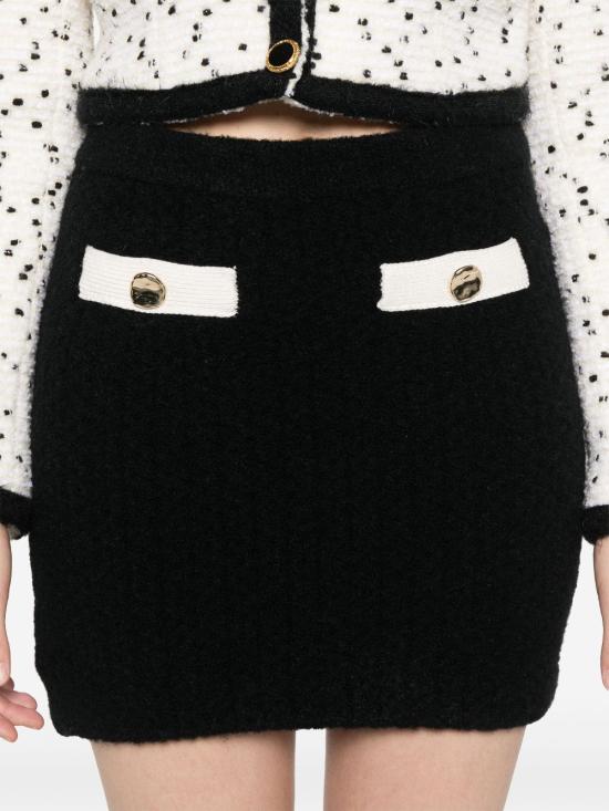  셀프 포트레이트 미디 스커트 AW2407SKB - SELF PORTRAIT