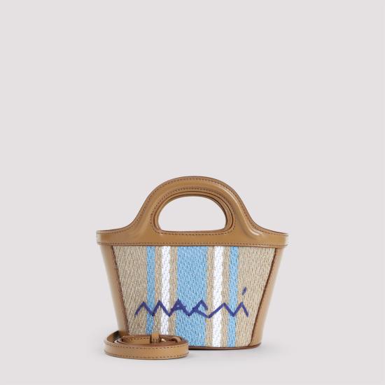 25SS 마르니 토트백 BMMP0067Q7 P8181 ZO857 CIGAR OPAL LILY WHITE