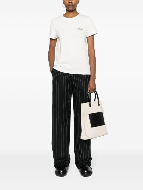  아페쎄 반팔 티셔츠 COEZCF26848 cream - A.P.C.