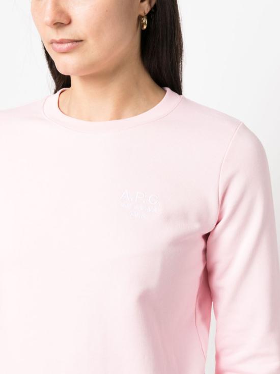  아페쎄 긴팔 티셔츠 COEBHF27700 pink - A.P.C.