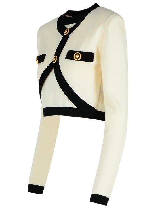 25SS 발망 가디건 EF1KA120KH91GAU Cream - BALMAIN