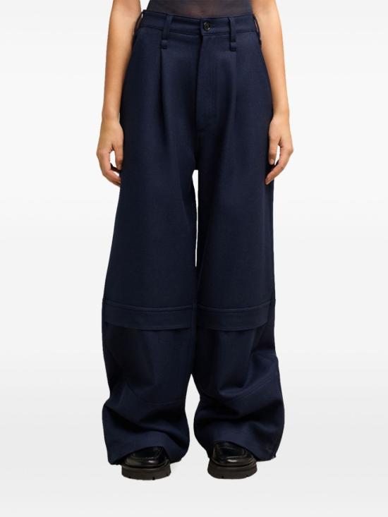  아미 스트레이트 팬츠 H24FTR305WV0018 navy - AMI