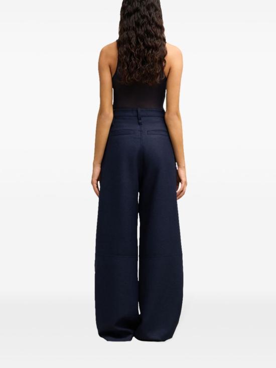  아미 스트레이트 팬츠 H24FTR305WV0018 navy - AMI