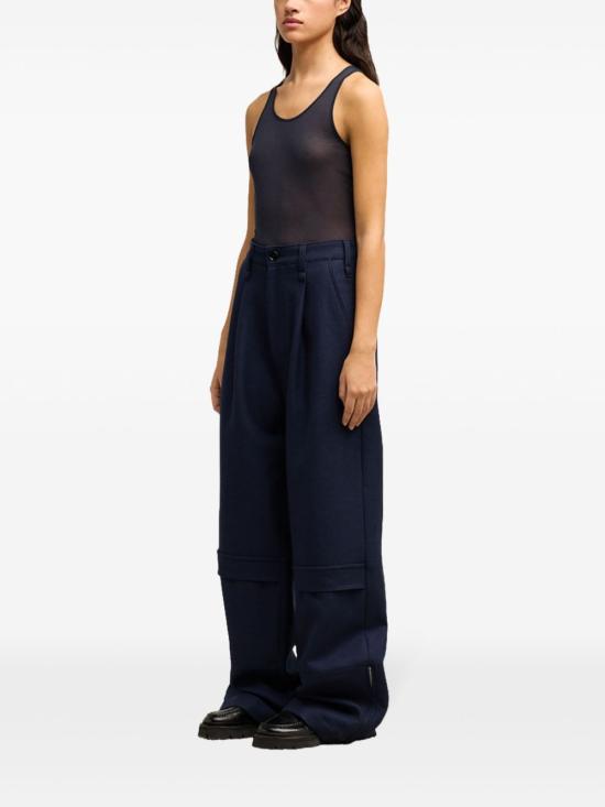  아미 스트레이트 팬츠 H24FTR305WV0018 navy - AMI