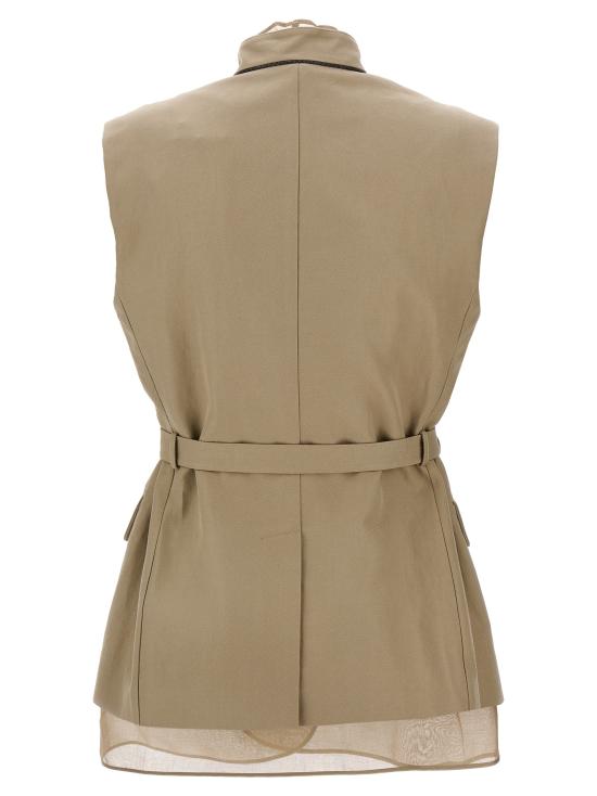 25SS 브루넬로 쿠치넬리 베스트 ML1457345C2910 Beige - BRUNELLO CUCINELLI