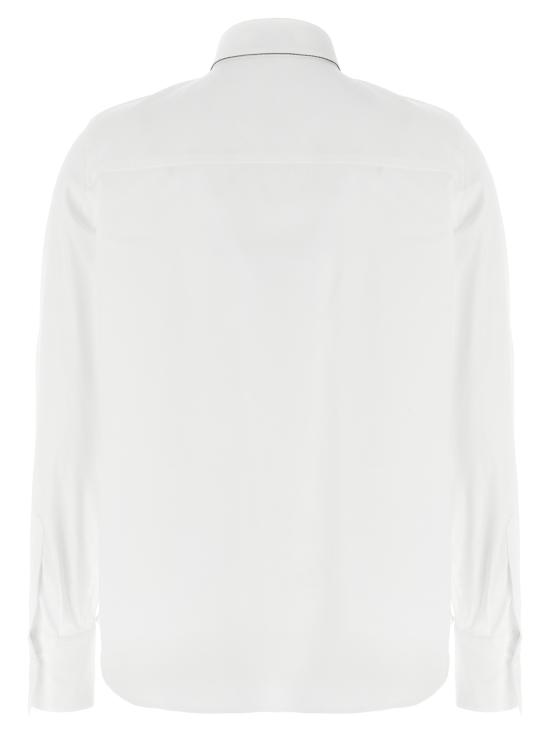25SS 브루넬로 쿠치넬리 셔츠 M0091MA606C159 White - BRUNELLO CUCINELLI