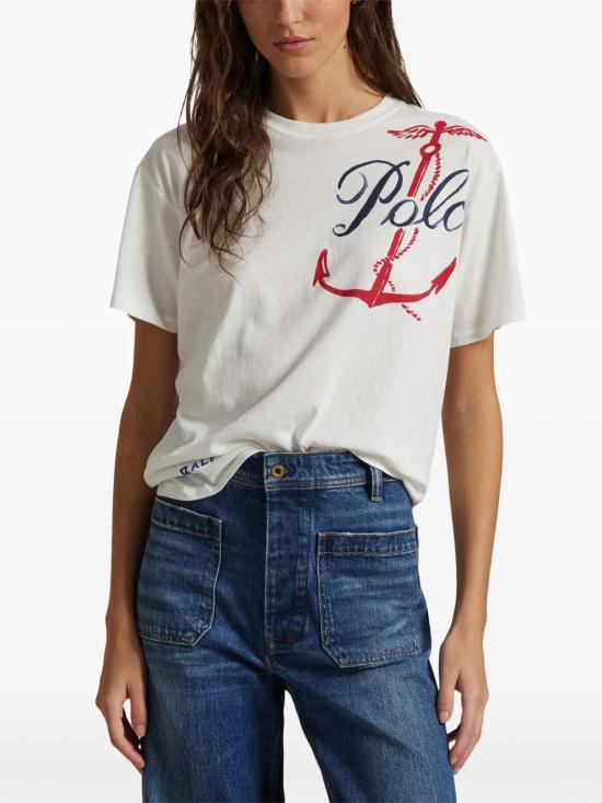  폴로 랄프로렌 반팔 티셔츠 211947946001 white - POLO RALPH LAUREN