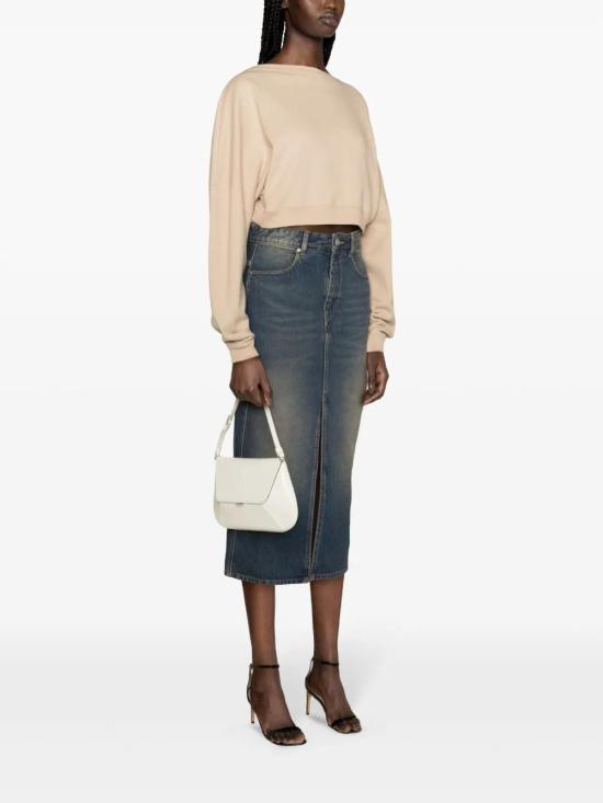  생로랑 긴팔 티셔츠 770879Y36SW beige - SAINT LAURENT