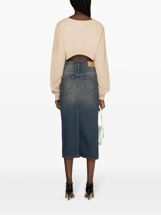  생로랑 긴팔 티셔츠 770879Y36SW beige - SAINT LAURENT