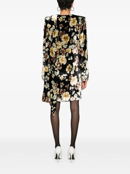  생로랑 숏 원피스 758059Y6H49 black - SAINT LAURENT