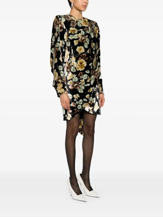  생로랑 숏 원피스 758059Y6H49 black - SAINT LAURENT