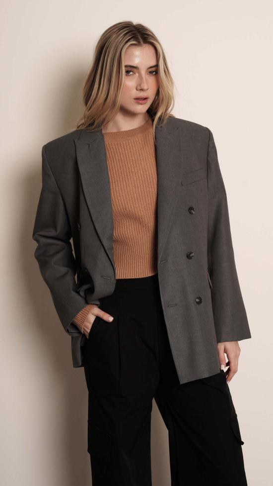  파렌테지 수트 자켓 셰릴 오버사이즈 블레이저 - PARENTEZI