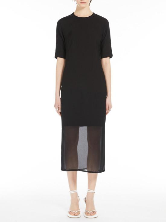 24FW 스포트막스 롱 원피스 2412221012600005 Black - SPORTMAX