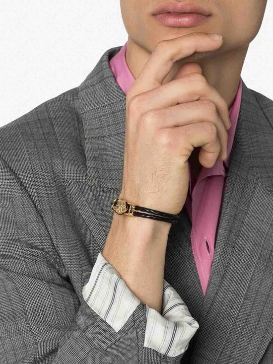  베르사체 브레이슬릿 DMTNDG05579D41O Black - VERSACE