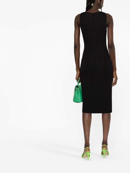  베르사체 미디 스커트 10087451A012531B000 Black - VERSACE