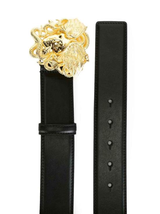 26SS 베르사체 가죽 벨트 DVTP1DCU5760D41OH Black - VERSACE