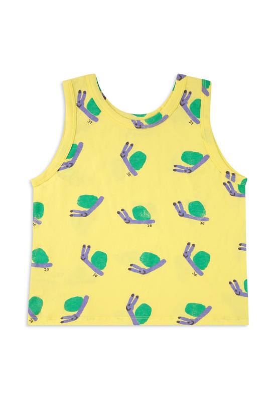 25SS [키즈] 보보쇼즈 티셔츠 B125AC022 YELLOW - BOBO CHOSES