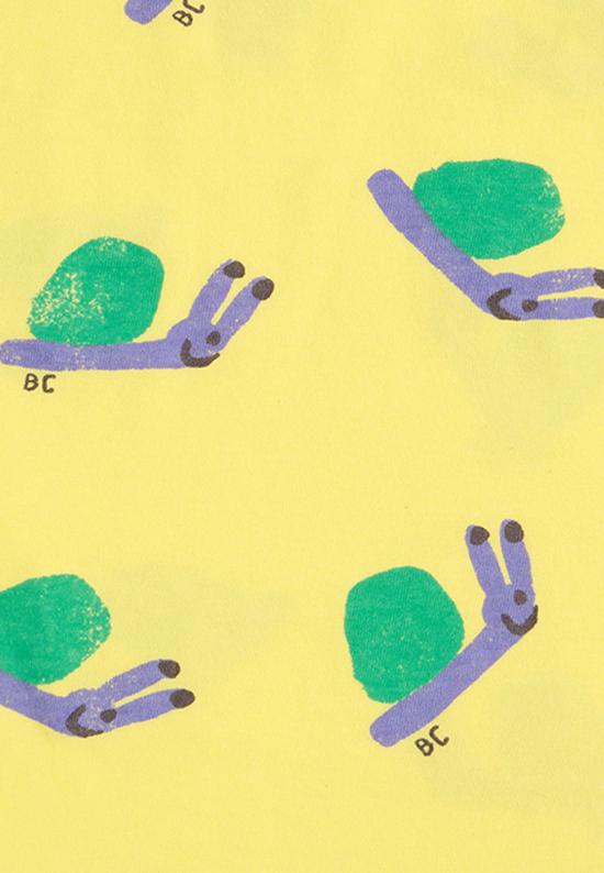 25SS [키즈] 보보쇼즈 티셔츠 B125AC022 YELLOW - BOBO CHOSES