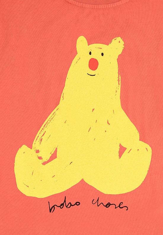 25SS [키즈] 보보쇼즈 티셔츠 B125AC011 RED - BOBO CHOSES