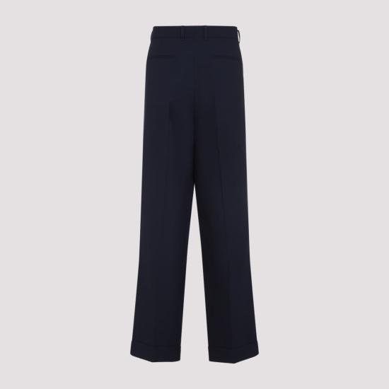 25SS 카사블랑카 스트레이트 팬츠 MPS25TR25701 BLUE - CASABLANCA