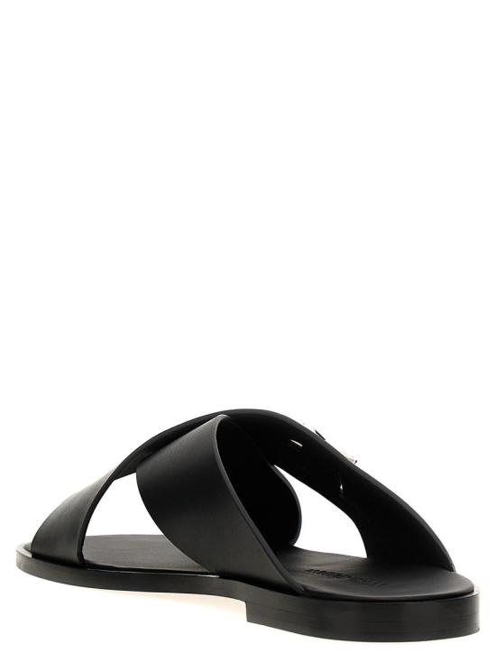 25SS 돌체앤가바나 뮬/슬리퍼 A80440AO60280999 Black - DOLCE & GABBANA