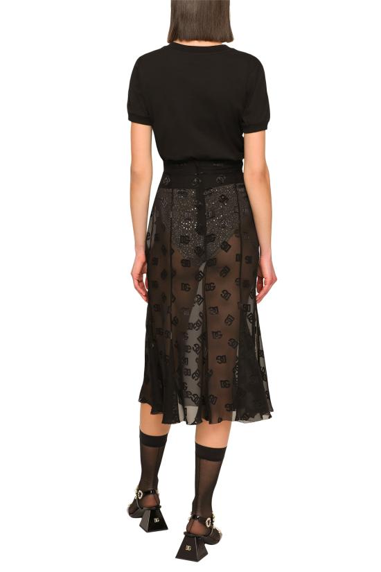 25SS 돌체앤가바나 반팔 티셔츠 F8N08ZG7B3U N0000 Black - DOLCE & GABBANA