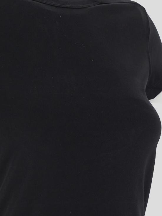 25SS 릭 오웬스 반팔 티셔츠 RP01E7235 JA09 Black - RICK OWENS