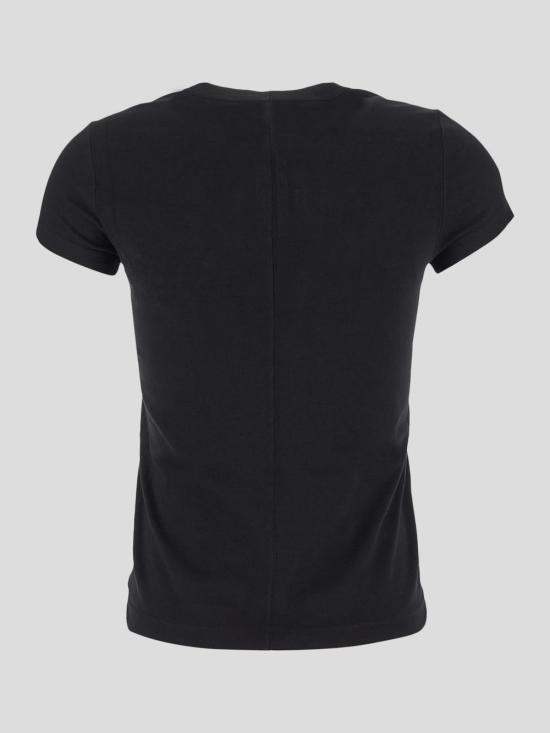 25SS 릭 오웬스 반팔 티셔츠 RP01E7235 JA09 Black - RICK OWENS