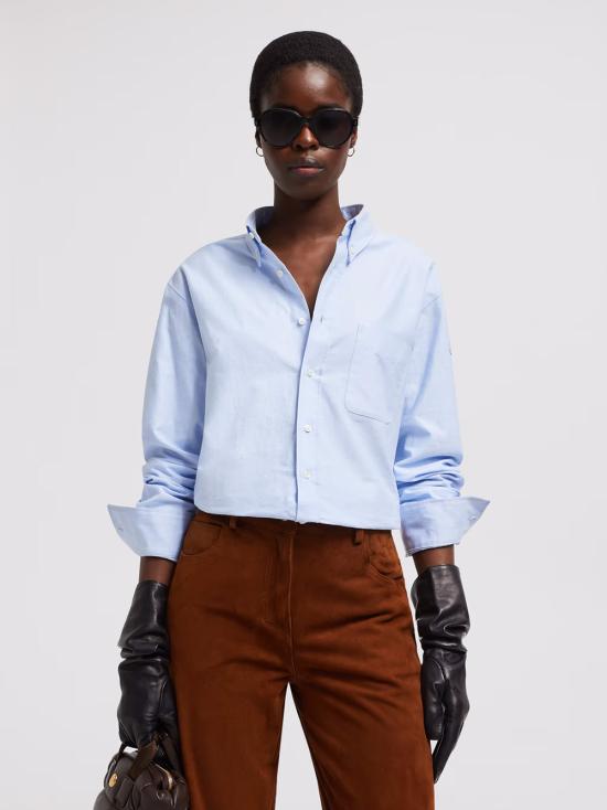 25SS 몽클레어 셔츠 K10932F0001754A0J 701 Clear Blue - MONCLER