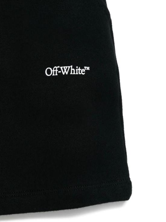 25SS [키즈] 오프화이트 스커트 OGCK001C99FLE003 1001 BLACK WHITE - OFF WHITE