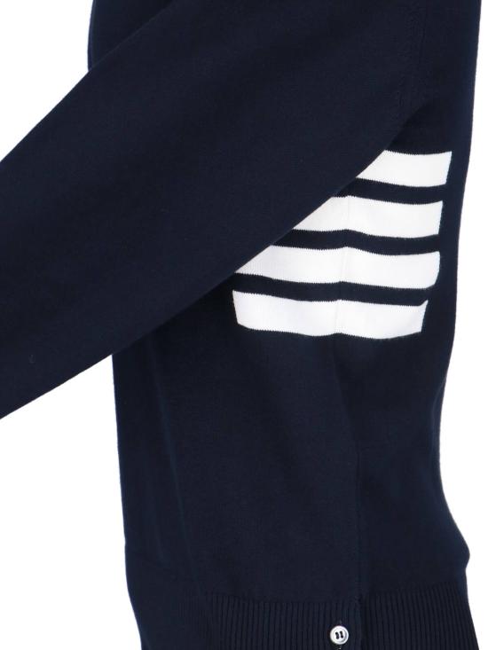 25SS 톰브라운 코튼 4바 풀오버 MKA543A Y3043 415 Blue - THOM BROWNE