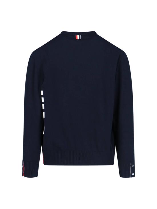 25SS 톰브라운 코튼 4바 풀오버 MKA543A Y3043 415 Blue - THOM BROWNE