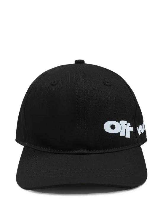 25SS [키즈] 오프화이트 모자 OBLB002S25FAB002 1001 BLACK WHITE
