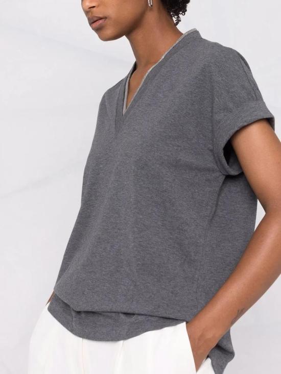  브루넬로 쿠치넬리 반팔 티셔츠 M0T18BD222C080 - BRUNELLO CUCINELLI