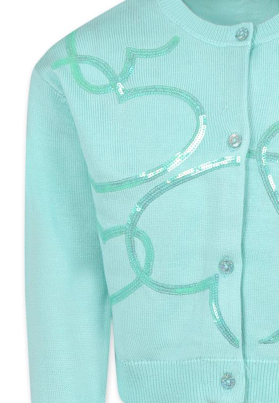 25SS [키즈] 빌리블러쉬 가디건 U20883 74A GREEN - BILLIEBLUSH