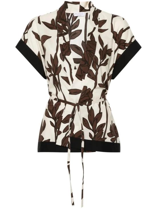  브루넬로 쿠치넬리 블라우스 ML942SH206C6001 cream