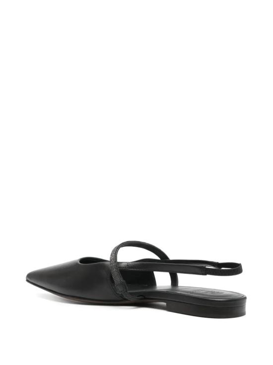  브루넬로 쿠치넬리 플랫 슈즈 MZSKC2500C101 black - BRUNELLO CUCINELLI