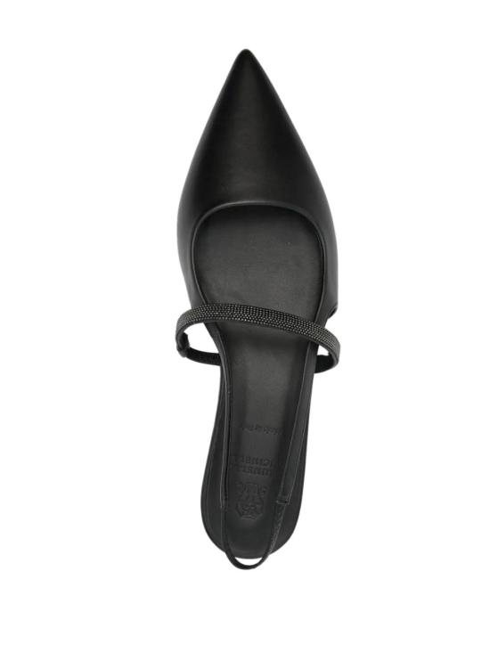  브루넬로 쿠치넬리 플랫 슈즈 MZSKC2500C101 black - BRUNELLO CUCINELLI