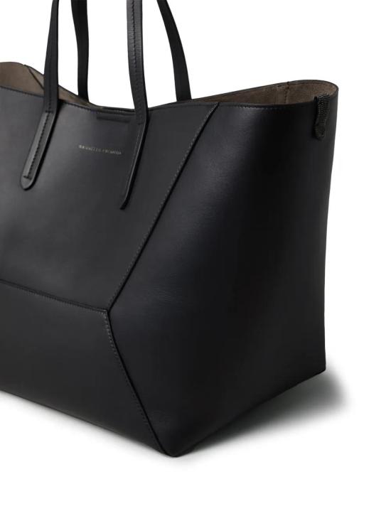  브루넬로 쿠치넬리 토트백 MBHED2571C101 black - BRUNELLO CUCINELLI