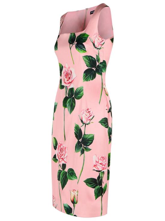 25SS 돌체앤가바나 미디 원피스 F6TKZT FSIBTHF5IZ Pink - DOLCE & GABBANA