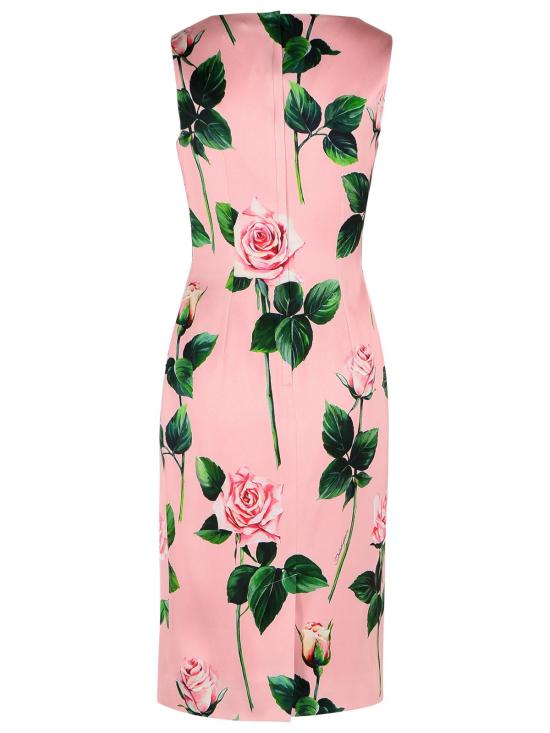 25SS 돌체앤가바나 미디 원피스 F6TKZT FSIBTHF5IZ Pink - DOLCE & GABBANA