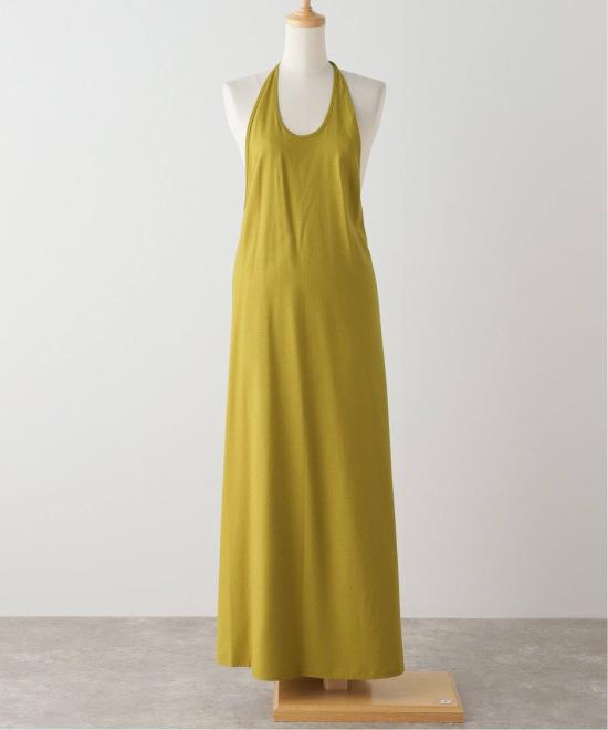  베이스레인지 롱 원피스 DRAPWSWI24 SOPHOS GREEN DOM