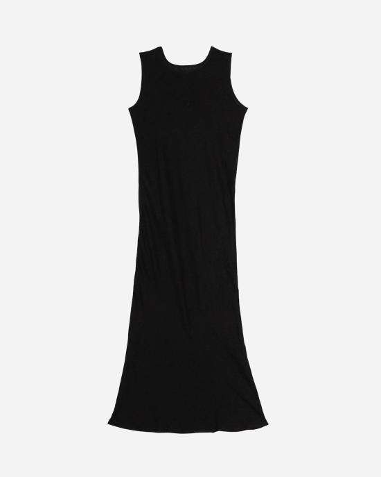  베이스레인지 롱 원피스 DRDYHLIWI24 BLACK DOM